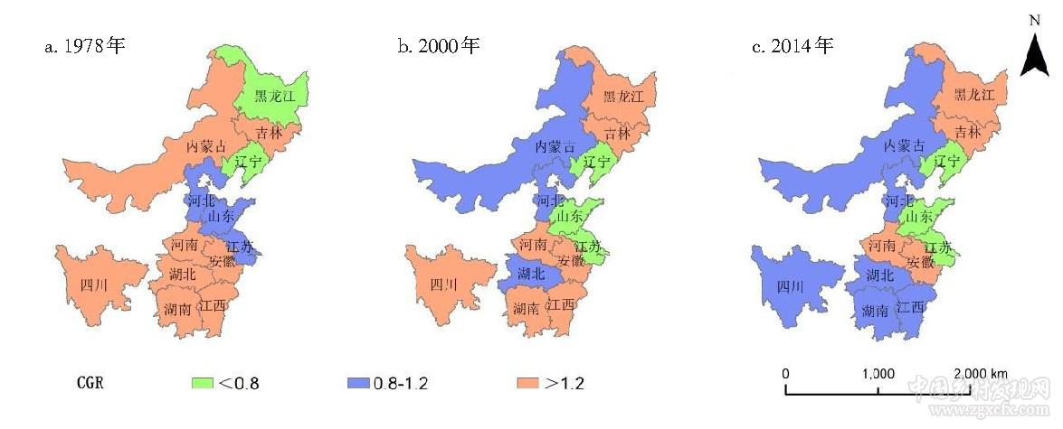 齐蘅等:粮食产区粮食生产与收入水平的协调度分析