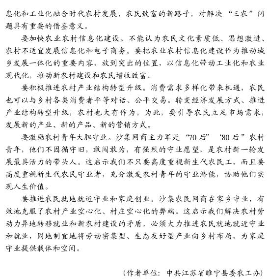 卢霄等:睢宁县沙集镇农村电子商务发展情况调查(图5)