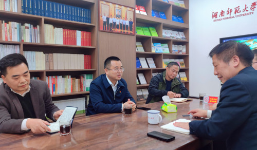沅江市委副书记候耀森一行到访湖南师大乡研院(图2)